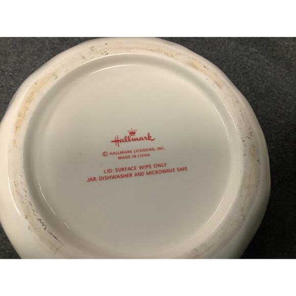 VTG Hallmark Snowman Cookie Jar Christmas Decor 8" - Picture 4 of 4